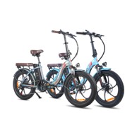 FAFREES F20 Pro električni bicikl 20" 250W, plavo-zeleni